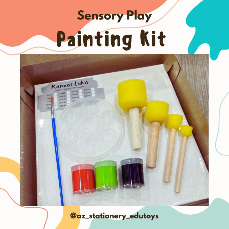

Painting Kit / Paket Melukis Kanvas / Paket Melukis Anak