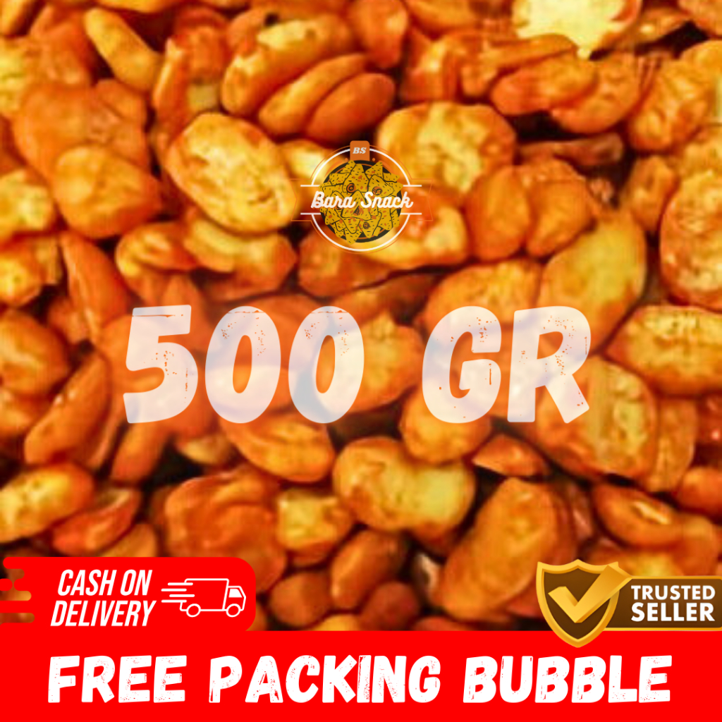 

[ 500gr ] Kacang Koro Kupas Balado Cap Jaipong / Camilan Snack Kiloan Murah -B