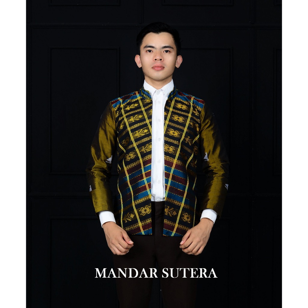Blazer Pria Tenun Etnic