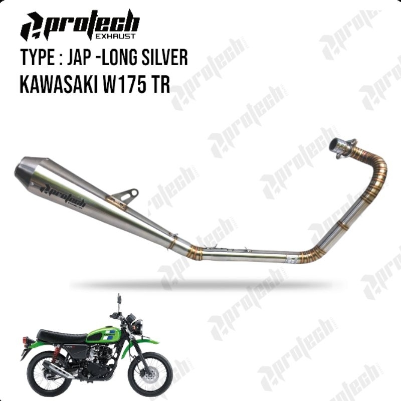 Knalpot Protech Kawasaki W175 TR W 175 Enduro Tracker Fullsystem