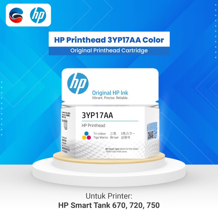 HP Printhead 3YP17AA Colour InkTank Cartridge Original