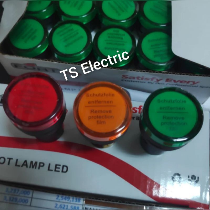 Pilot Lamp LED 12V DC 22mm Fort / Pilot Lamp LED Panel 22mm 12VDC