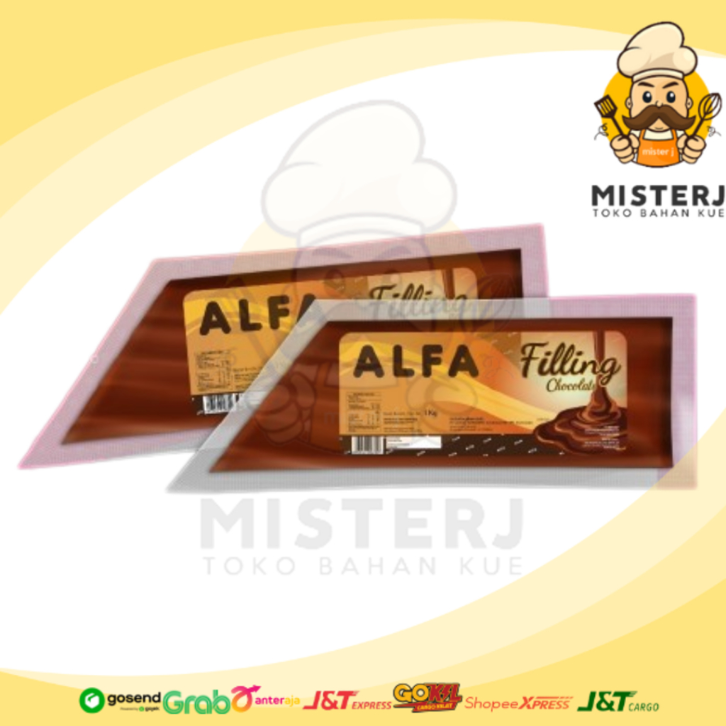 

Alfa Chocolate Filling | 1 Kg | Filling Coklat Praktis | Alfa Chocolate Filling