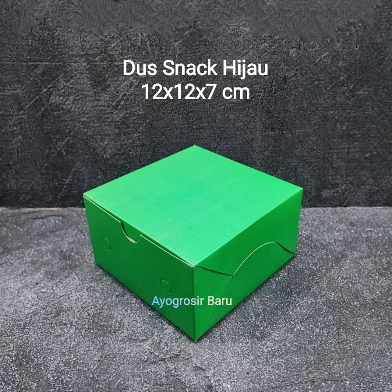 

Dus Hijau 12x12 isi 100 pcs GS Kotak Kue Snack Box - LB