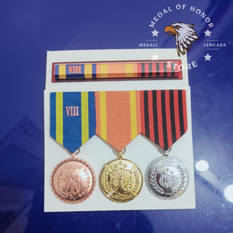 Medali & Pita Jasa "Prisma" 8 Tahun Polri Ksatria Bhayangkara Oprasi Kepolisian