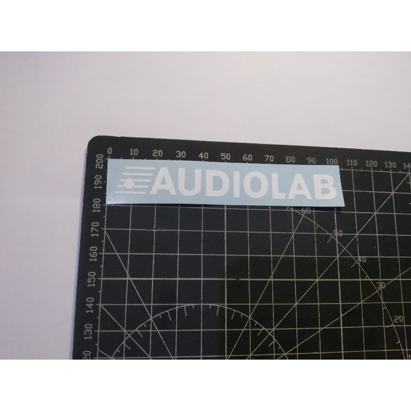 

cutting stiker audiolab