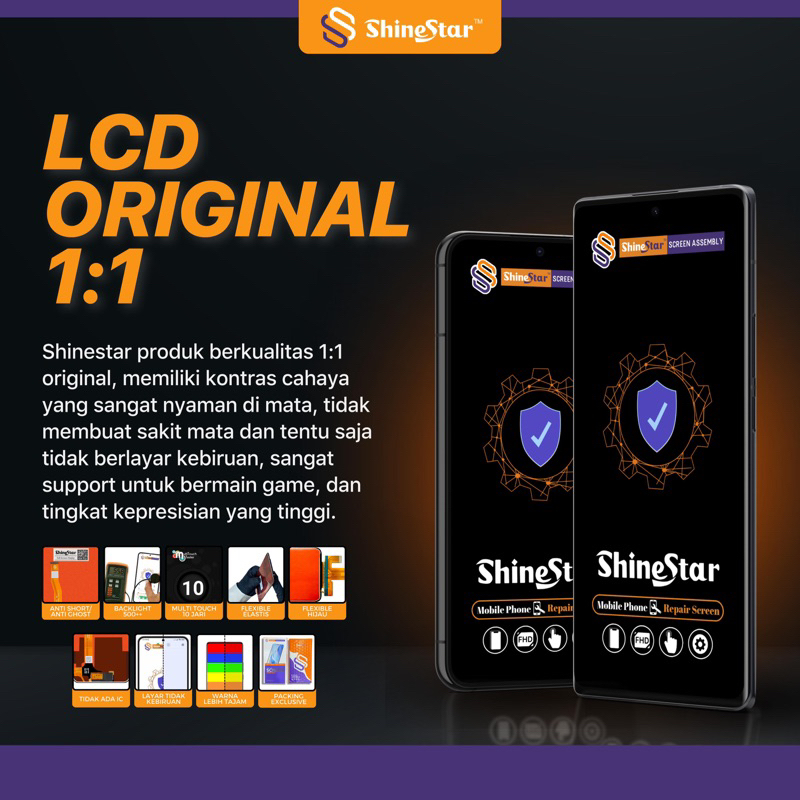 lcd touchscreen xiaomi redmi note 7/note 7 pro ShineStar/ori copotan tested