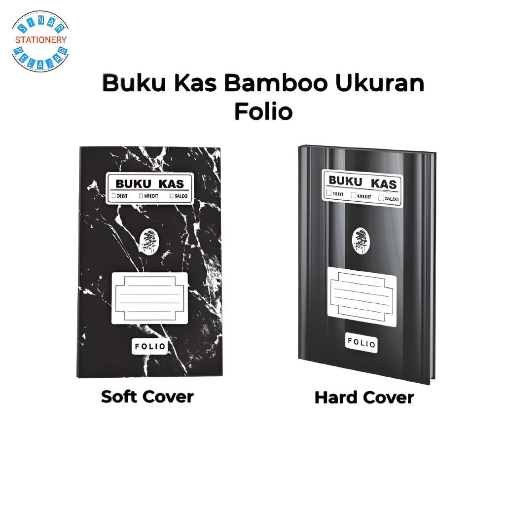 

BUKU KAS BAMBOO SOFT COVER DAN HARD COVER UKURAN FOLIO ISI 5 BUKU