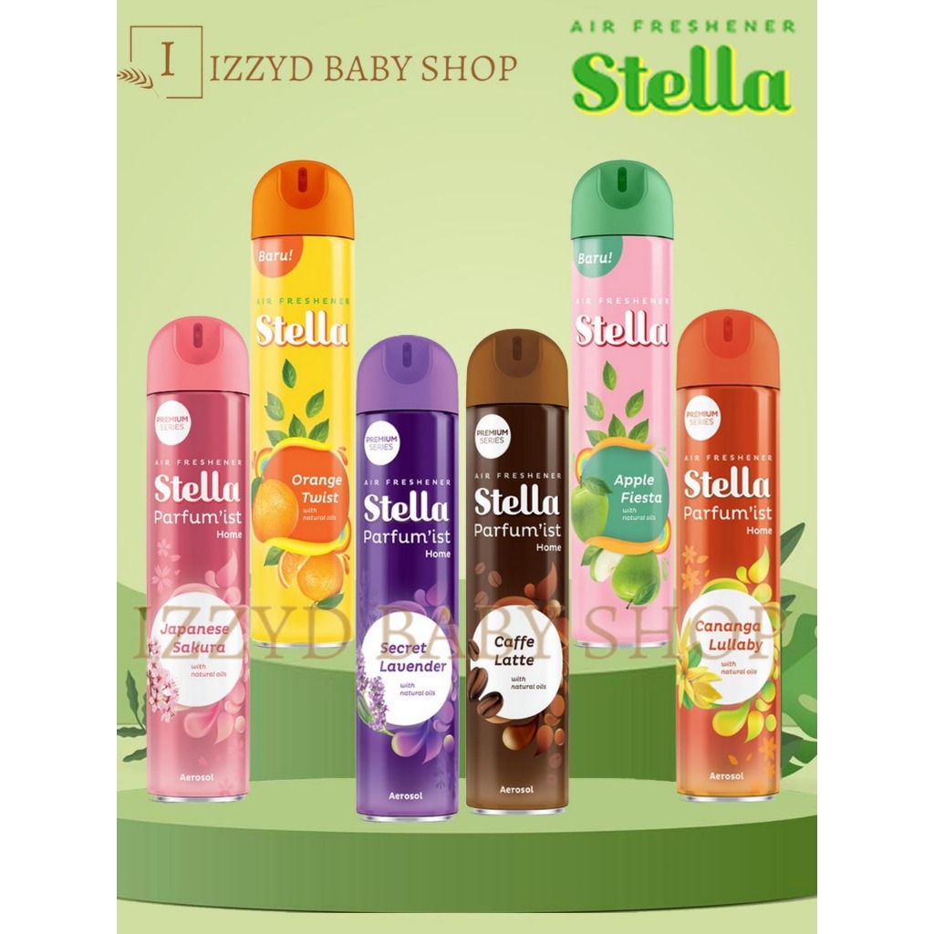 Stella semprot/ stella spray/ stella aerosol/ pengharum ruangan/ pewangi/ spray 200ml 400ml