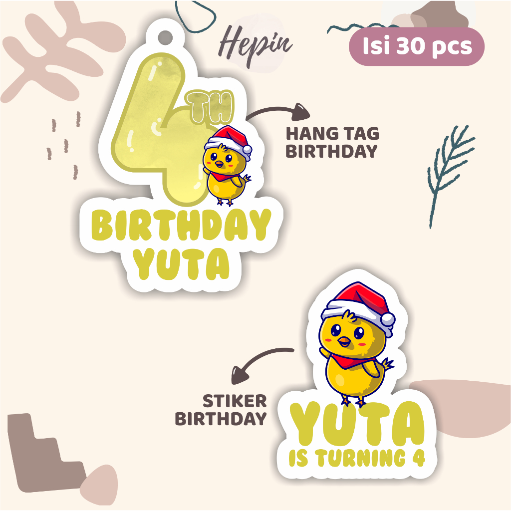 

(30pcs) cetak Hang tag & stiker ulang tahun tema CUTE ANIMAL/label tag ulang tahun murah/tag souvenir ulang tahun/stiker nama ualang tahun/diecut stiker&tag