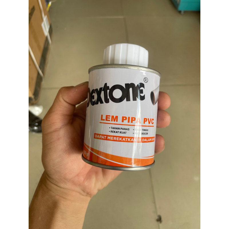 

LEM PIPA PVC DEXTONE 150Gr/ LEM PIPA KALENG DEXTONE