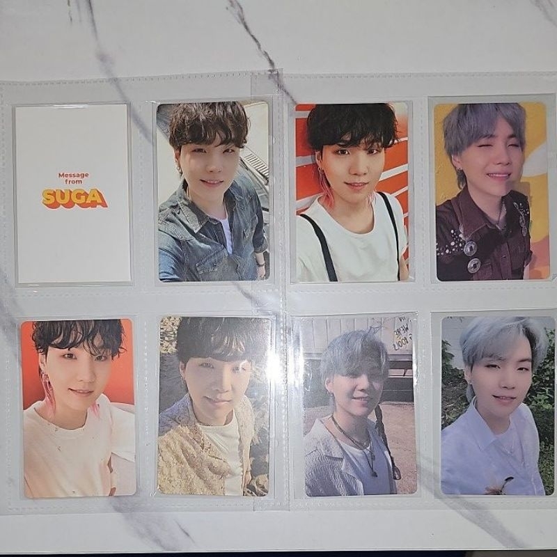 (READY) OFFICIAL BTS SUGA photocard pc album BUTTER lucky draw LD sw m2u pws SER