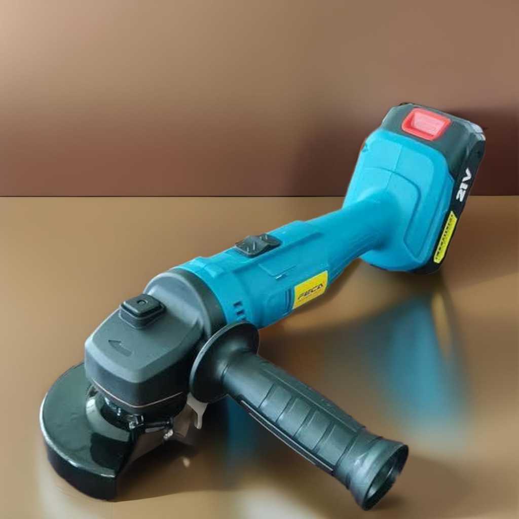 21V Brushless Gerinda Angle Grinder Cordless Mesin Gerinda Tangan 4 inch Elektrik Gerinda Baterai Portable Alat Pemotong Alat Listrik