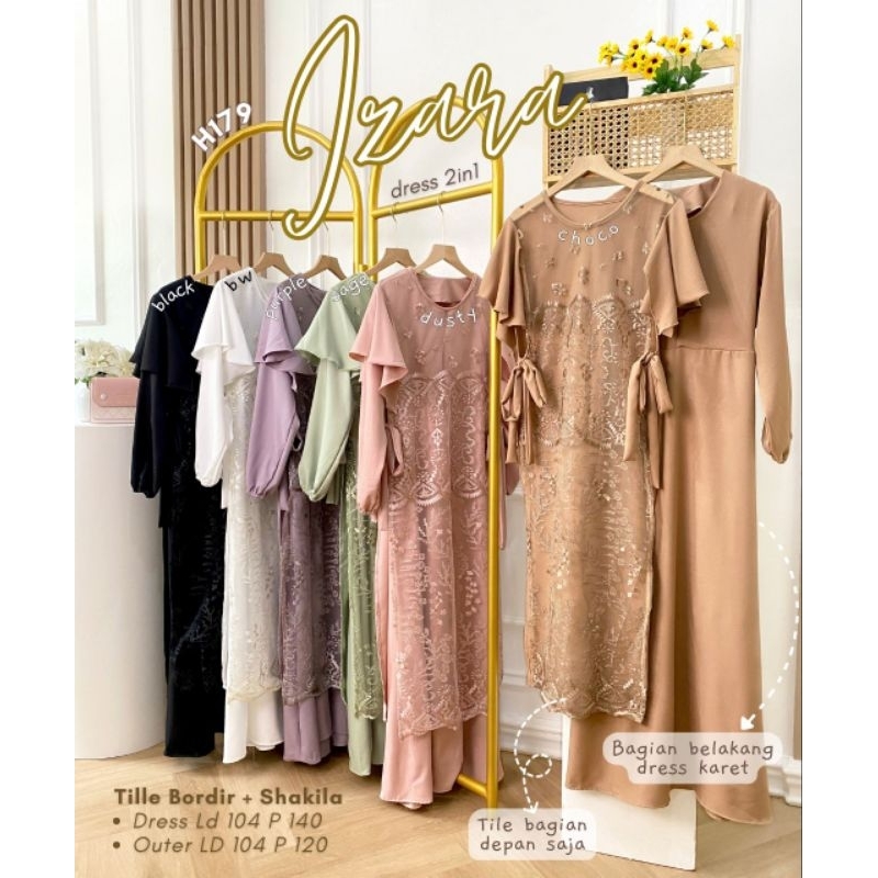 IZARA DRESS / DRESS BRIDESMAID / DRESS KONDANGAN / DRESS SERAGAMAN / DRESS WISUDA / DRESS BUSUI