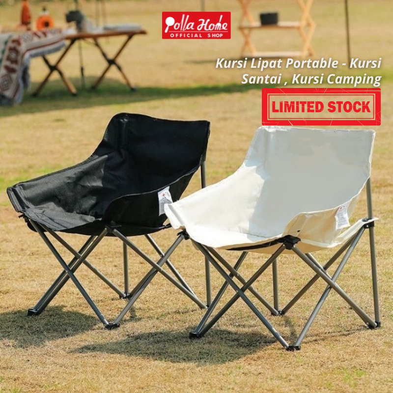 Ollahom Kursi Lipat Camping Kursi Outdoor Kursi Lipat Santai Portable  Serbaguna