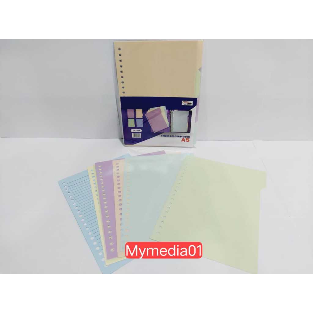 

BINDER DEVIDER/ SISIPAN BINDER/ PEMBATAS BINDER TOPLA A5 TERMURAH