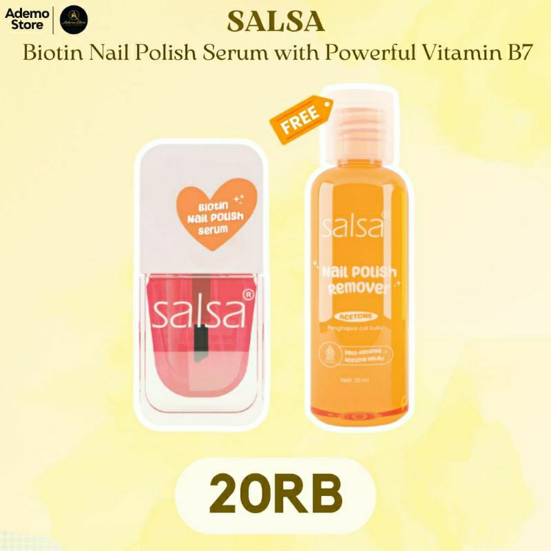 Salsa Biotin Nail Polish Serum Witj Powerful Vitamin B7