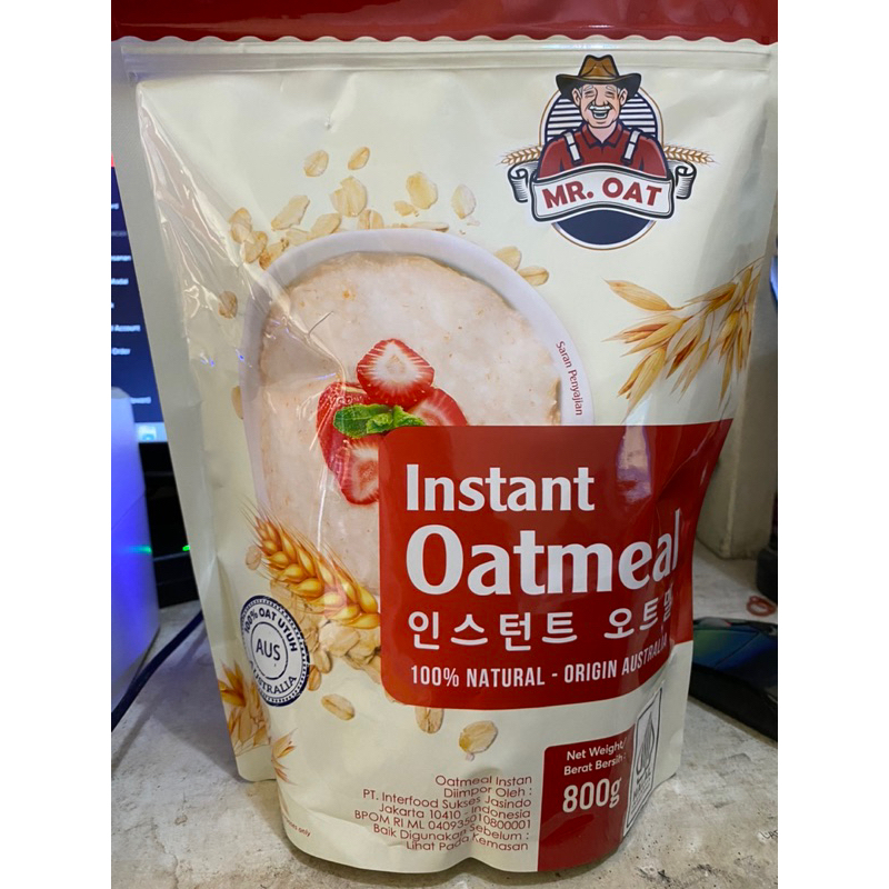 

Mr. Oat Instant Oatmeal 800g