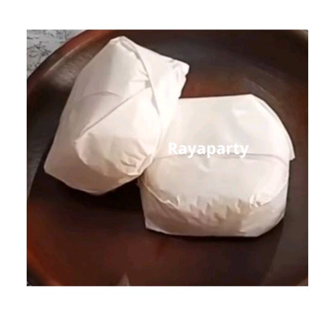 100 lembar kertas Nasi Putih / Alas Nasi putih / Kertas nasi Kentaki / Bungkus Nasi Putih