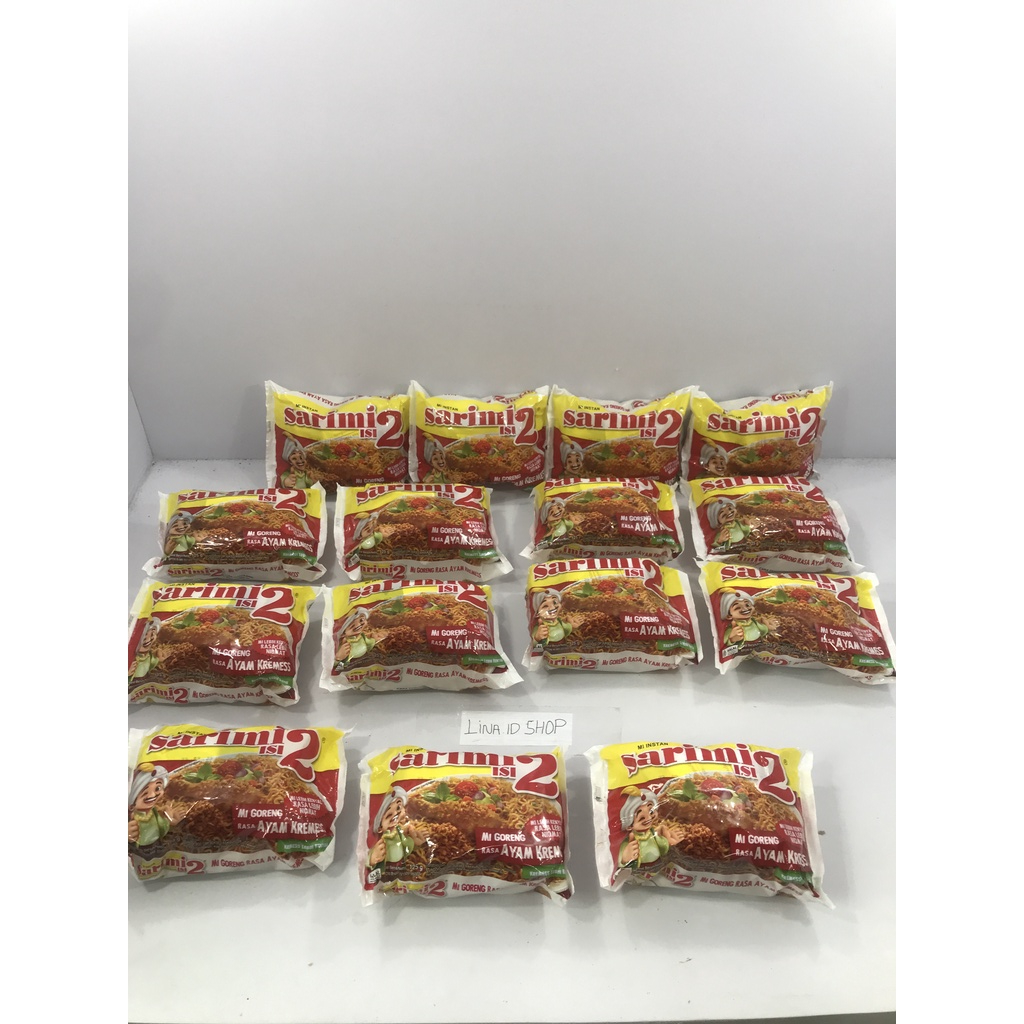 

5 Bungkus - Mi Instan Sarimi Isi 2 Mi Goreng Ayam Kremes isi 5bks (Kremess Lebih Renyah) Kemasan 125 gr