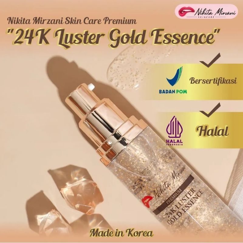 NIKITA MIRZANI - SKINCARE PREMIUM 24K LUSTER GOLD ESSENCE