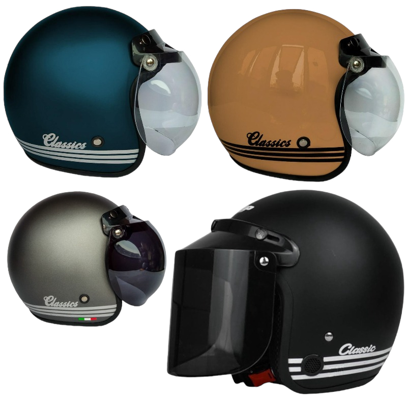 Helm Retro Bogo Classic New Dewasa/Helm Premium SNI -COD