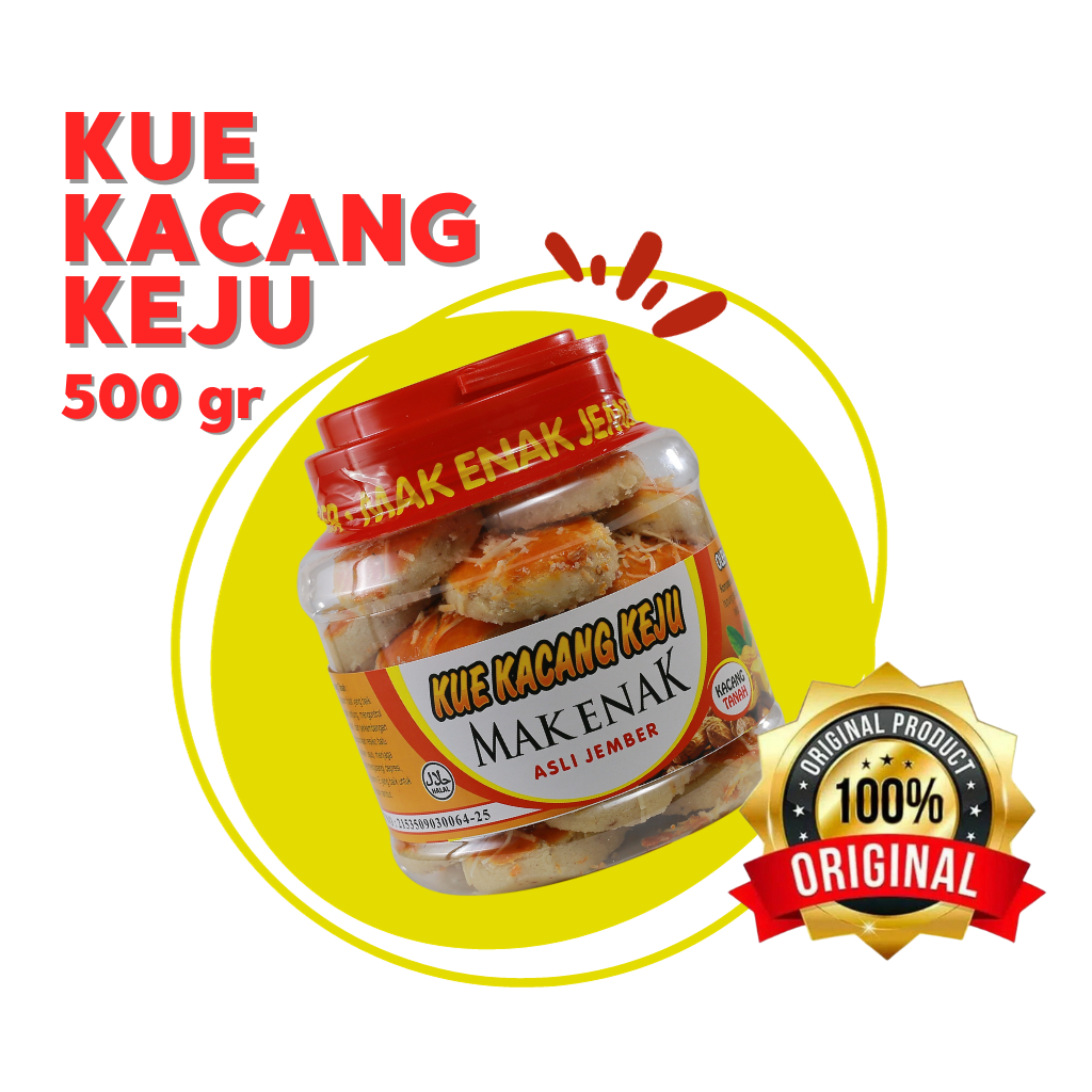 

KUE KACANG KEJU 500 GRAM - MAK ENAK ASLI JEMBER OFFICIAL STORE