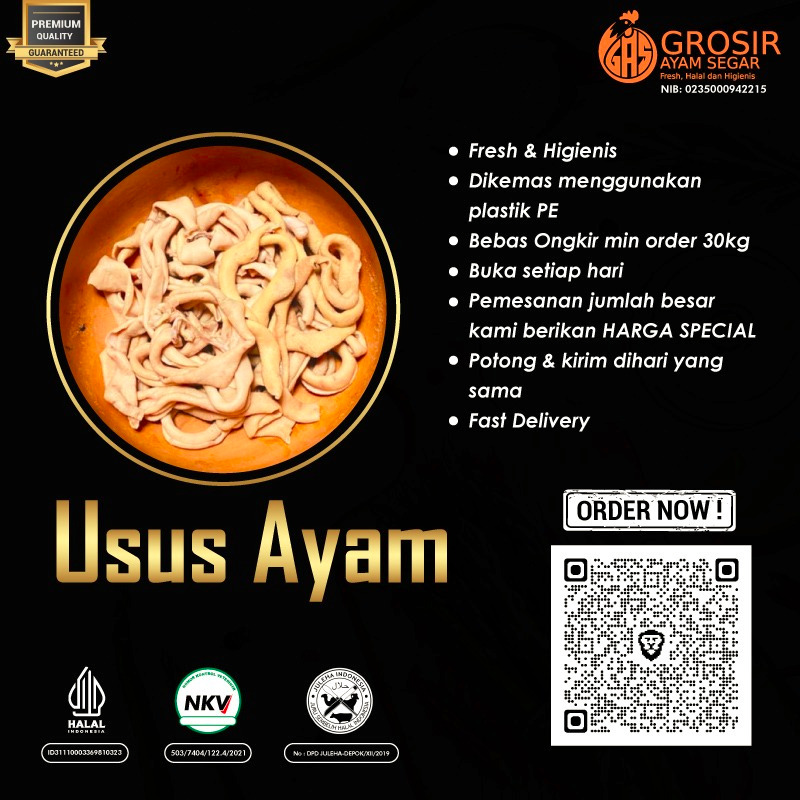 

Usus Ayam 1Kg