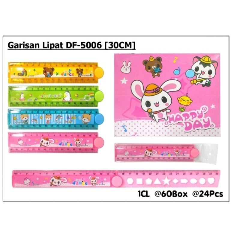 

Penggaris Lipat 30cm Karakter