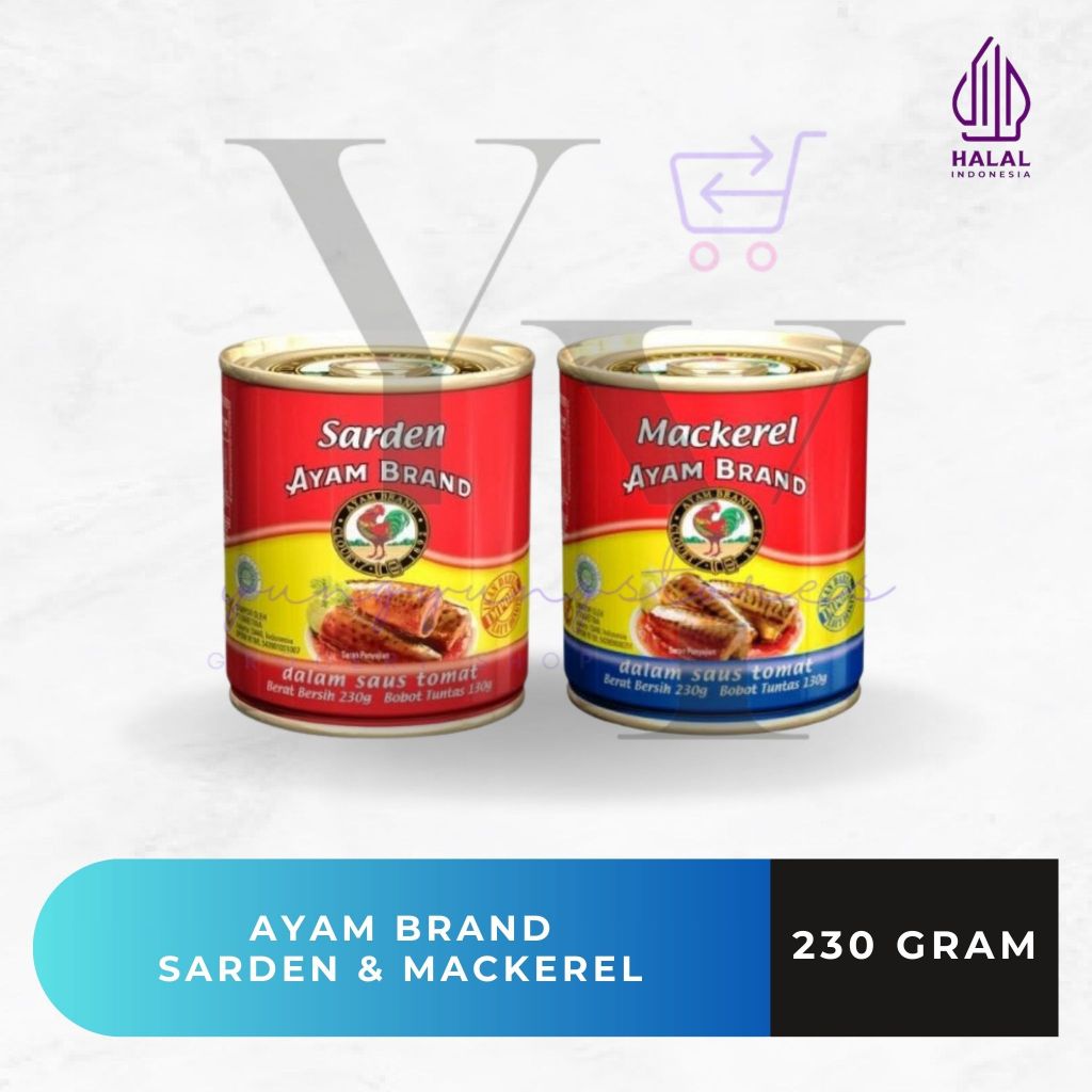 

Ayam Brand Sarden / Mackerel Tomat 230 gram