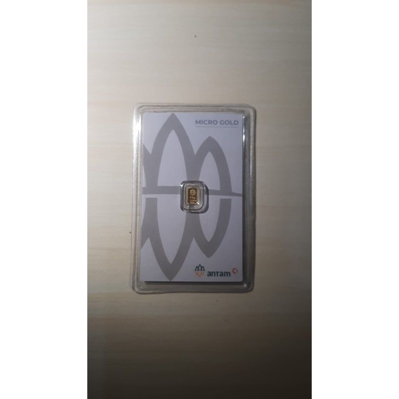 LM Micro Gold ANTAM Hartadinata Logam Mulia 0.1 0,1 gran Premium Series EmasKITA