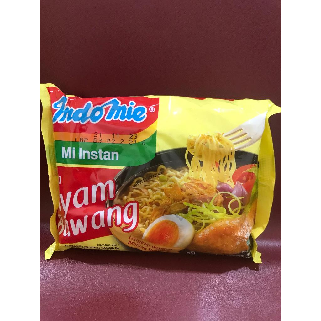 

Indomie Mie Kuah Rasa Ayam Bawang 69g - Mie Instant Kuah Indomie Rasa Ayam Bawang