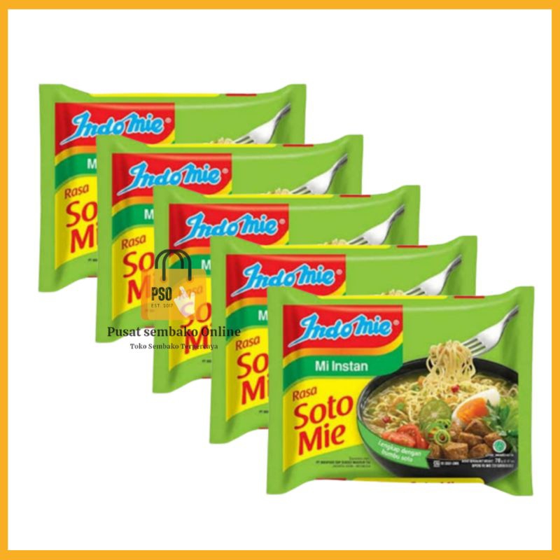 

INDOMIE Soto Mie Mie Instan Kuah (5 Bungkus)