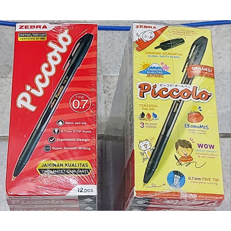 

(1 pak) Pulpen Piccolo 0.7 Hitam / Bulpen murah dan bagus