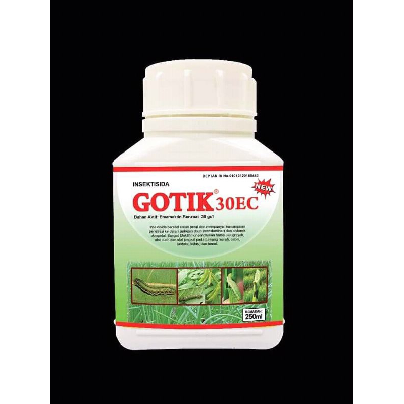 Gotik 30ec EMAMECTIN benzoat 250ml obat ulat grayak