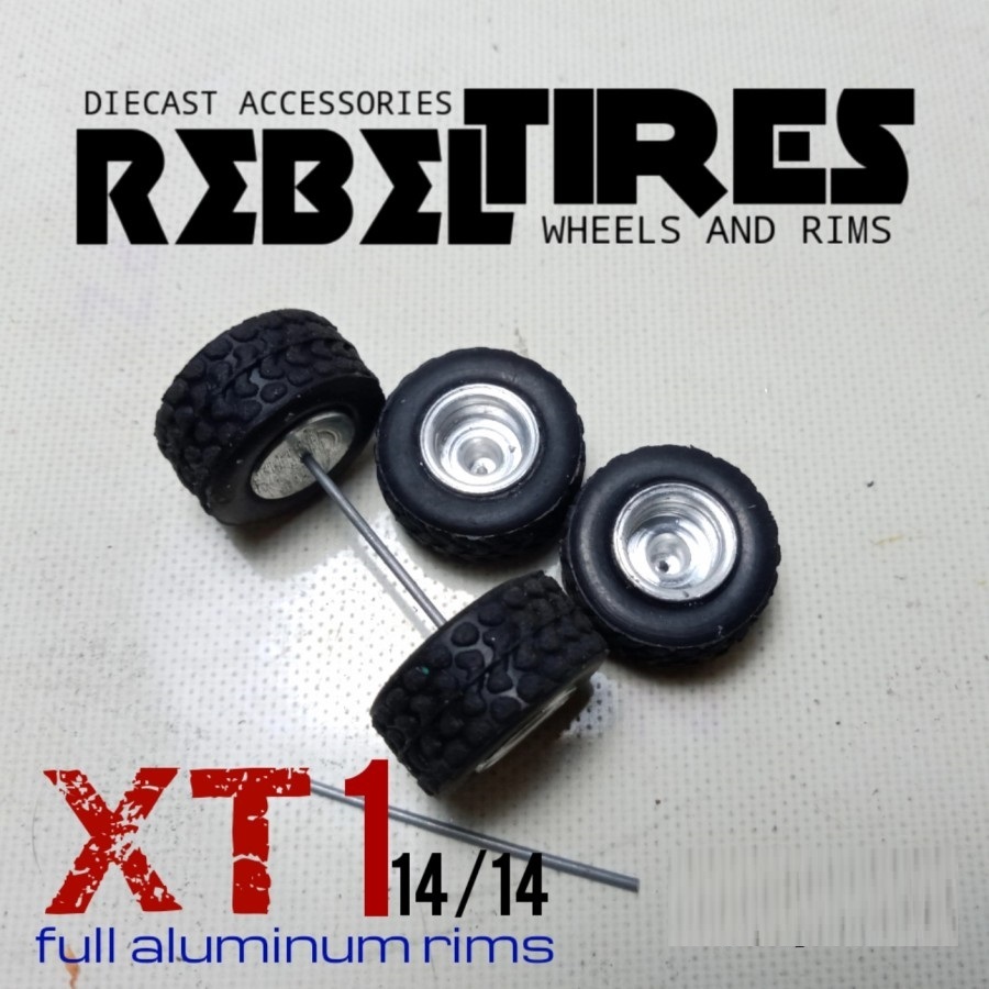 BAN KARET REBEL XT1 OFFROAD 14mm FULL ALLOY (BESI)