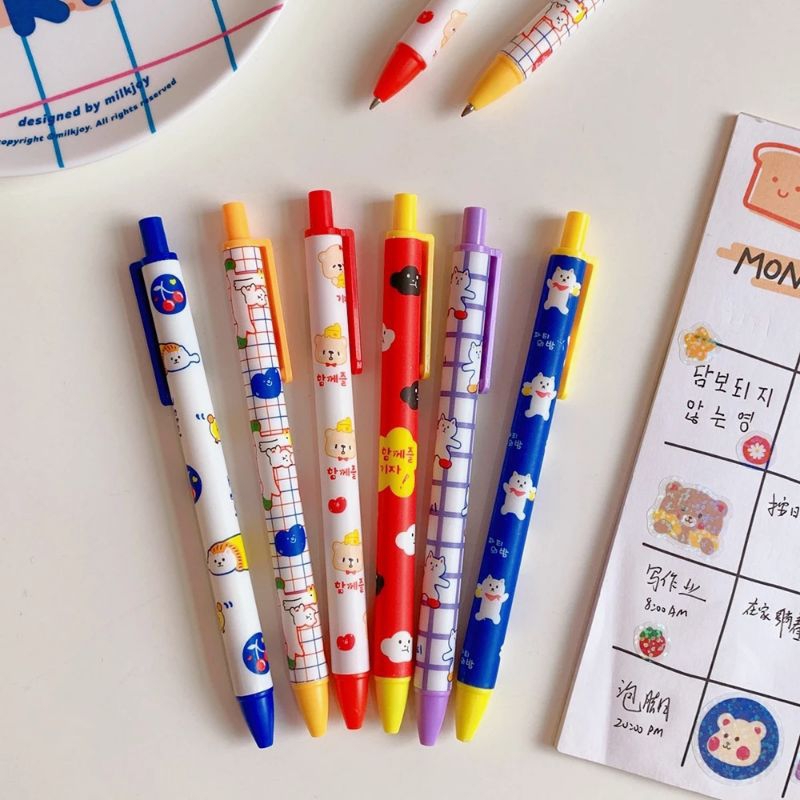 

PN11 Pulpen Gel Rabbit Pen cute peralatan tulis Bolpent Pena Karakter Cute