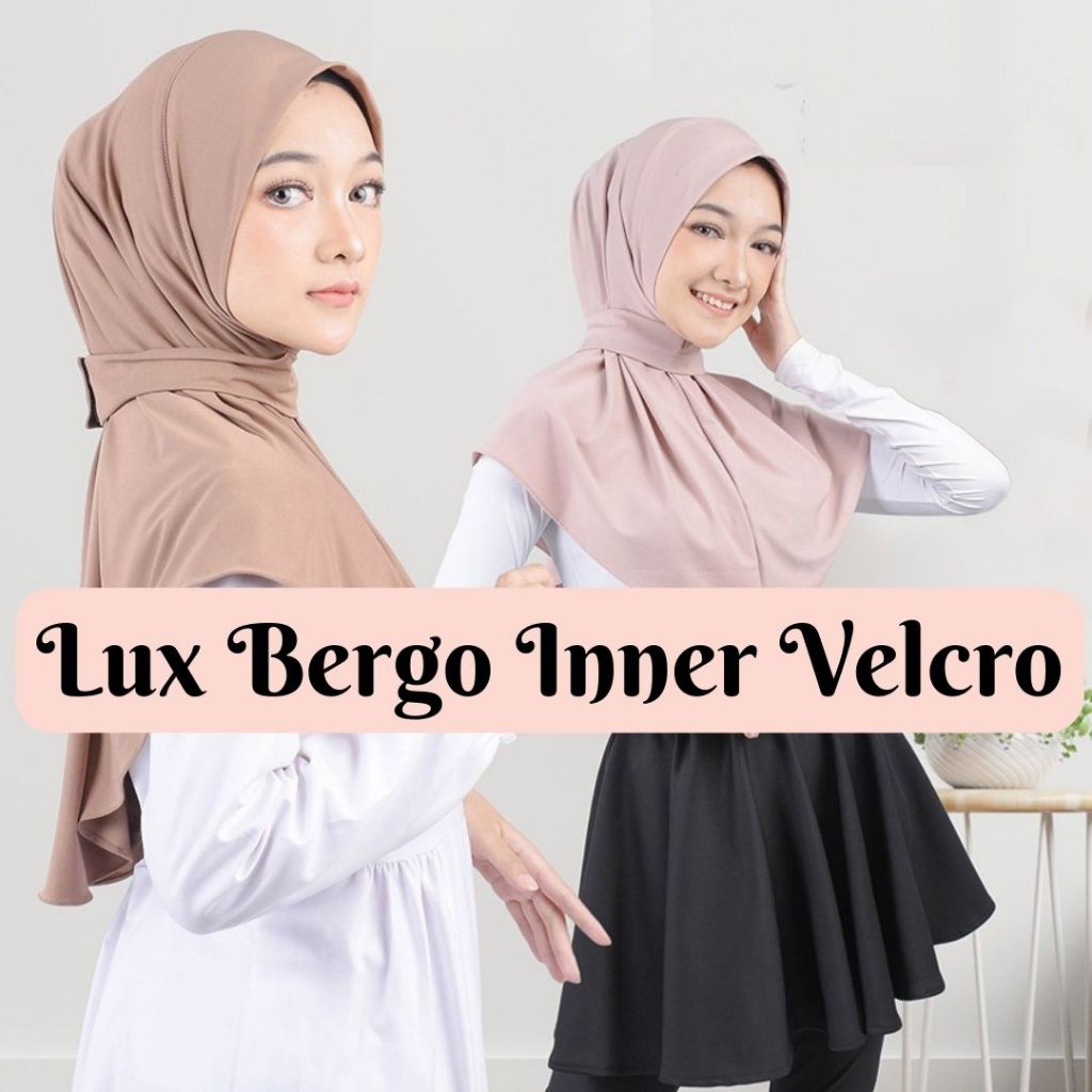 Hijab Bergo Lebaran Velcro Winter Premium