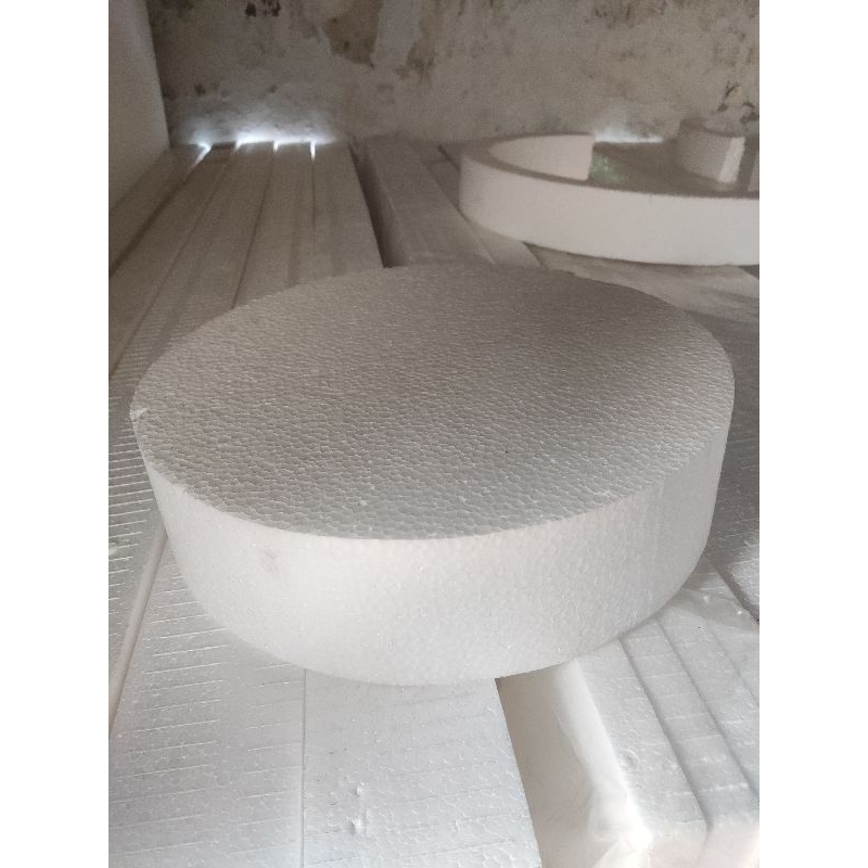 

Styrofoam bundar 10cm diameter 40cm