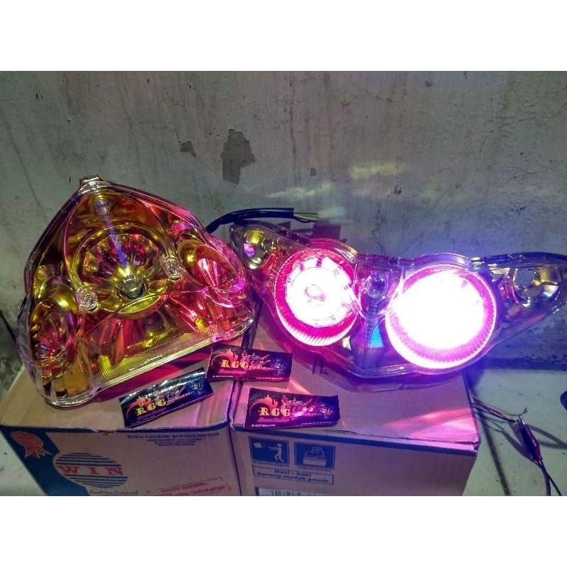 Reflektor lampu depan Jupiter z new dan lampu belakang Jupiter z new custom projie