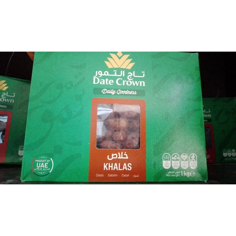 

Kurma DateCrown Khalas 1kg Premium