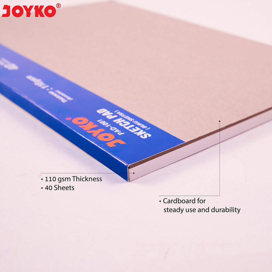 

Produk Joyko Sketch Pad Buku Gambar Sketsa 110 gsm 40 Sheets Ready Stok