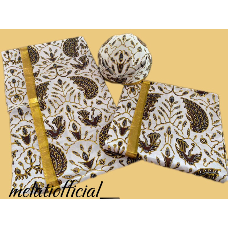 kain pengantin prada / kain prada lembaran / kain batik jogja