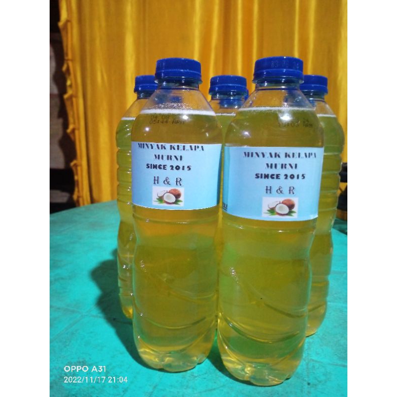 

Minyak kelapa asli/kampung