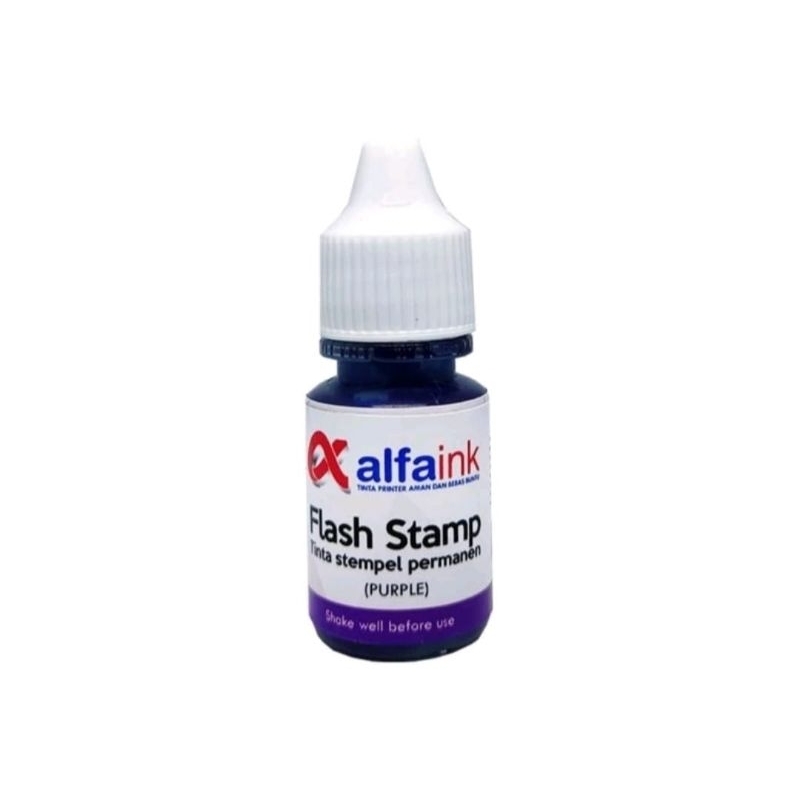 

Tinta Stempel Permanent Purple ALFAINK Flash Stamp 10 ml