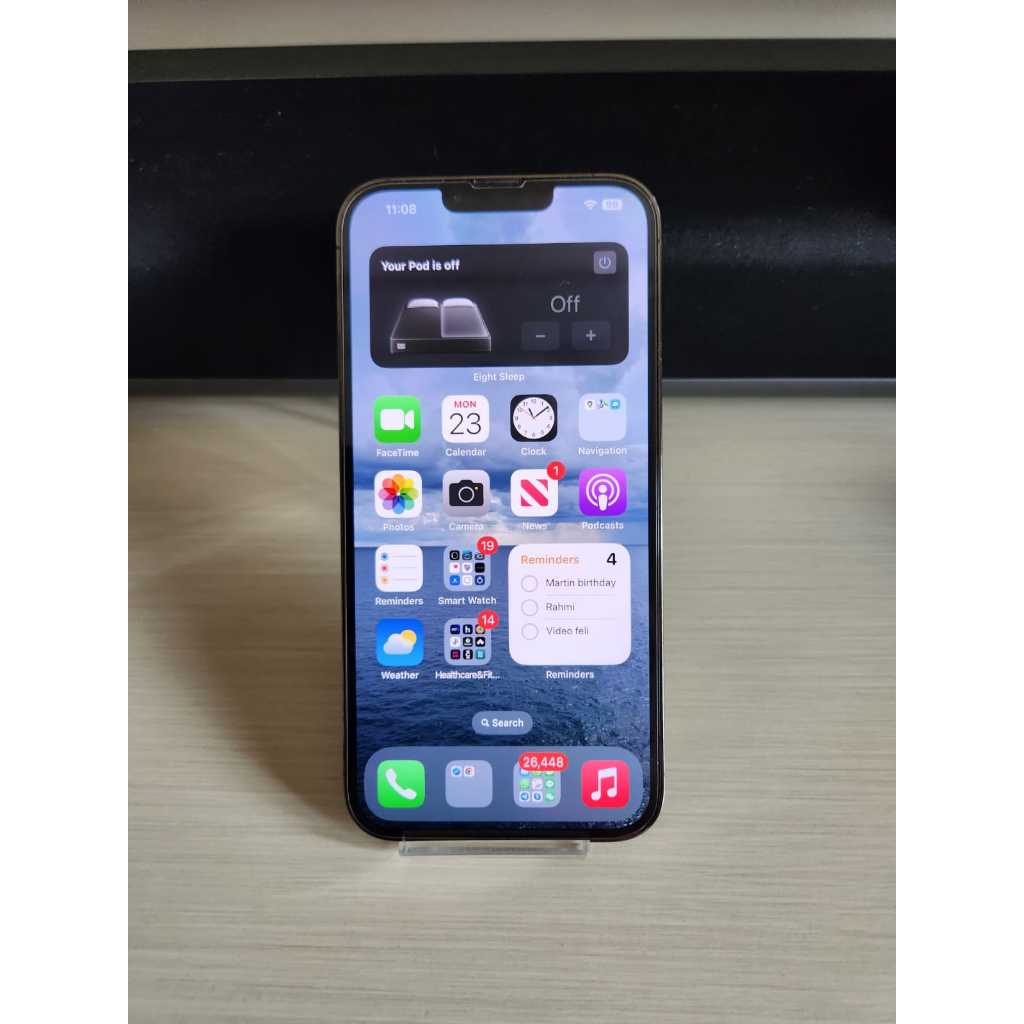 iPhone 13 Pro Max 5G 256GB Dual Nano Sim (Fisik Semua) Apple A15 Bionic- GRAPHITE