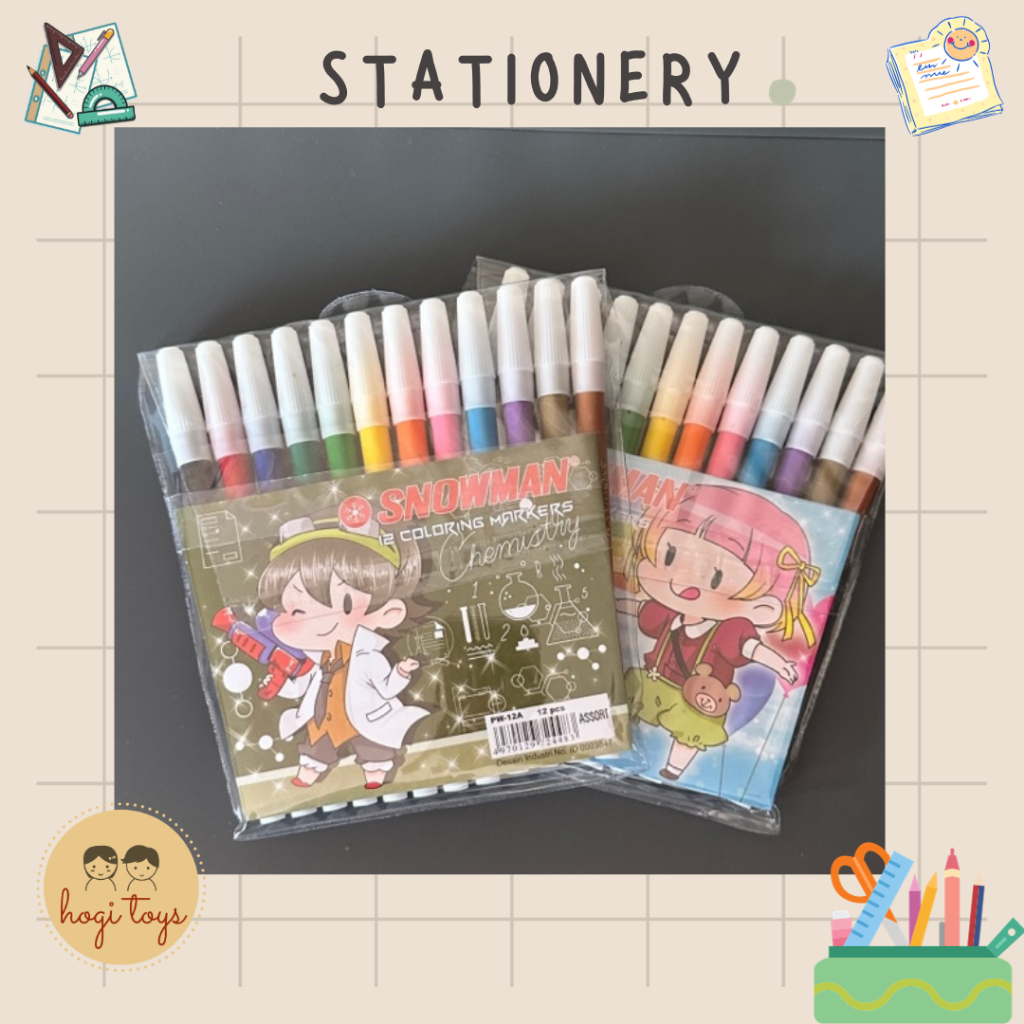 

Spidol Snowman 12 Warna
