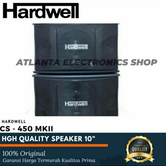 SPEAKER PASIF HARDWELL CS 450 MK II / CS-450 MK II / CS450 MK II WOOFER 10 INCH GARANSI HARDWELL