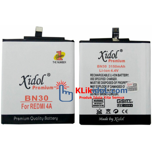 BATERAI IDOL REDMI 4A BN30 BATTERY BATRE PREMIUM