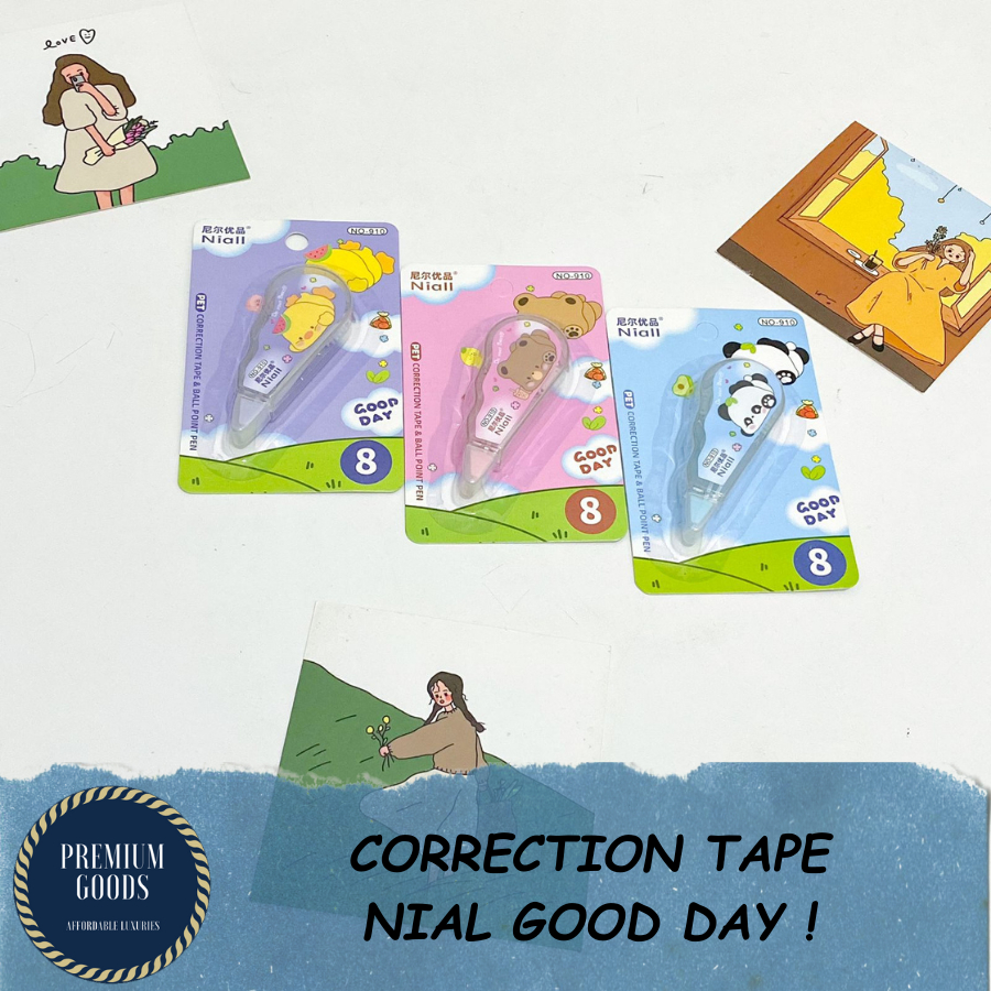 

Correction Tape Correction Tape Nial Good Day Animal Isi 1 Pcs Tipex Warna Warni Lucu Tip X Tipex Kertas Tip Ex Unik Penghapus Fancy Best Gift Stationery For School Alat Tulis Kantor Sekolah Ready Cod